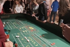 49th Birthday Celebration in a covered garage with tent